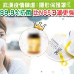 武漢肺炎|N95口罩|抗菌|沙士