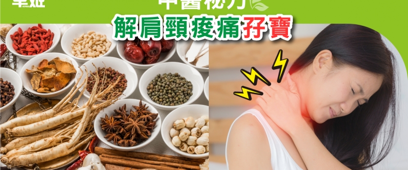 【中醫解肩頸痠痛孖寶: 葛根 & 桂枝】